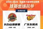 即将开始！吉林VS广东大名单：广东三外援+徐杰胡明轩